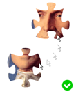 Piece merging enabled